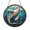 Acrylic 3.5 Inch, variant on Tusked Walrus Ocean Suncatcher Vibrant Item Hanging Present Round Sun