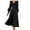 Womens Satin Dress Black, variant on OSFVNOXV Evening Dress for Women Vintage Wedding Guest Maxi Dress V-Neck Corset Flowy Satin Dress for Prom Cocktail Party