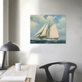 thumbnail image 3 of WERPE  Stunning Artistic Aesthetics Antique Sailing Ship Wall Art Wall Art Paintings Canvas Wall Decor Home Decor Living Room Decor Aesthetic, 3 of 4