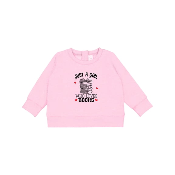 Inktastic Just a Girl Who Loves Books Baby Sweatshirt