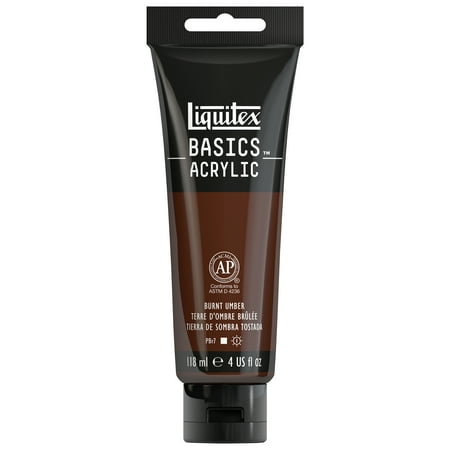 UPC: 0094376922332 | Liquitex BASICS Acrylic Color  4 oz. Tube  Burnt Umber