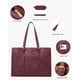 thumbnail image 4 of Bolsa de cuero vintage LOVEVOOK para portátil de 15.6 pulgadas con bolso de mano, 4 of 6