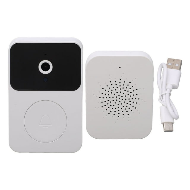 Cámara de timbre inalámbrico, cámara de timbre inalámbrico Cámara de timbre con anillo infrarrojo Cámara de timbre de video inalámbrica compacta y liviana