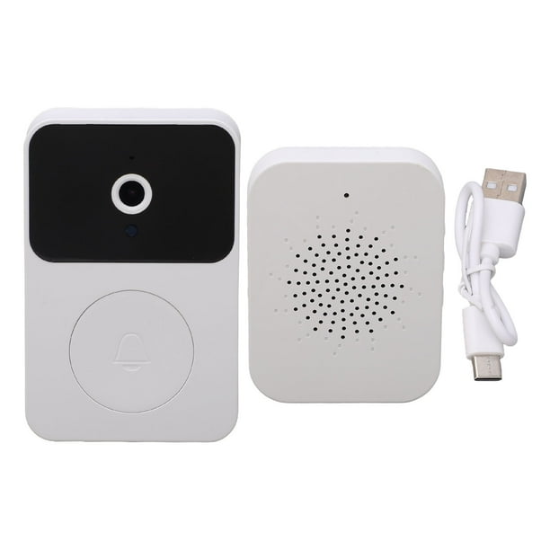 Cámara de timbre inalámbrico, cámara de timbre inalámbrico Cámara de timbre con anillo infrarrojo Cámara de timbre de video inalámbrica compacta y liviana
