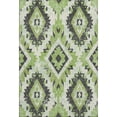 thumbnail image 2 of Addison Rugs Mayfield Premium Machine Washable Transitional Aztec Aloe Rectangle Rug, 3' x 5', 2 of 7