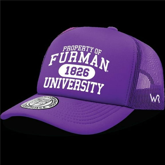 W Republic 1027-220-PUR Furman University Paladins Property of College Caps, Purple