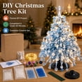 thumbnail image 5 of DIY Beaded Christmas Tree Kit, 3D Crystal Craft Set for Adults with Colorful Beads and Wire, Tabletop Holiday Decoration, Relaxing Beading Project, Christmas Gift for Family, 5 of 7