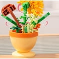 thumbnail image 5 of 167PCS Chrysanthemum Flower Blocks, Flower Building Block Sets, Plants and Succulent Toys, Building Block Flowerpot For Botanical Collection Birthday Gift Valentine's Day Gifts, 5 of 10