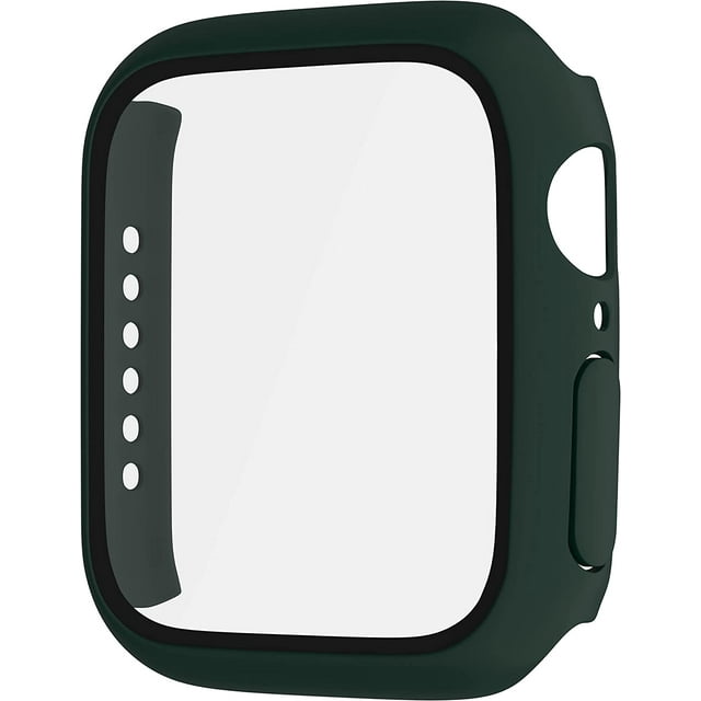 Bulk Cases Compatible with Apple Watch Series 6/SE/Series 5/Series 4 44mm with Built in Tempered Glass Screen Protector, Overall Protective Hard PC Case Ultra-Thin Cover Midnight Green 20 Pack