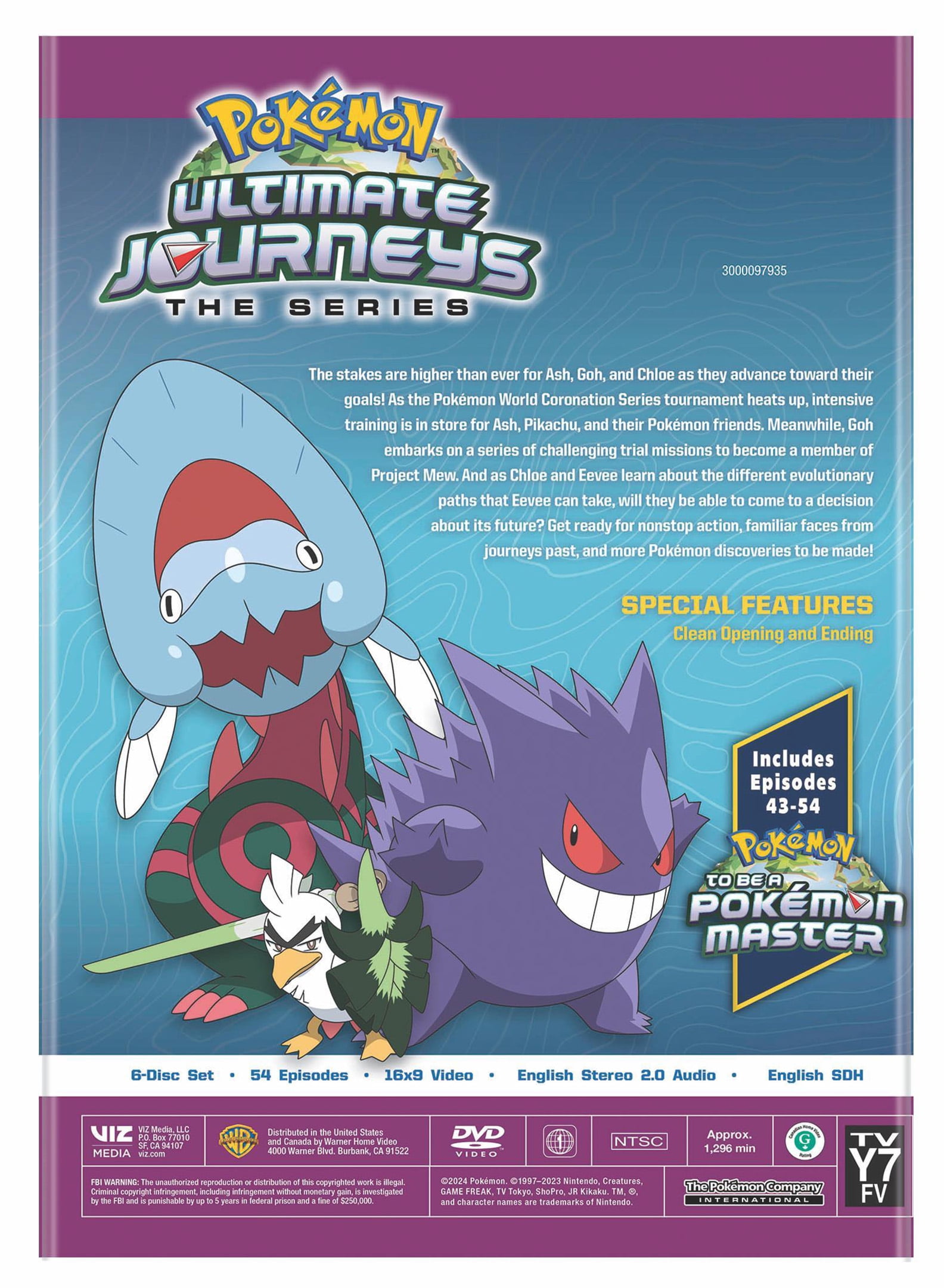 VIZ Media, Pokemon The Series: Ultimate Journeys DVD, Complete