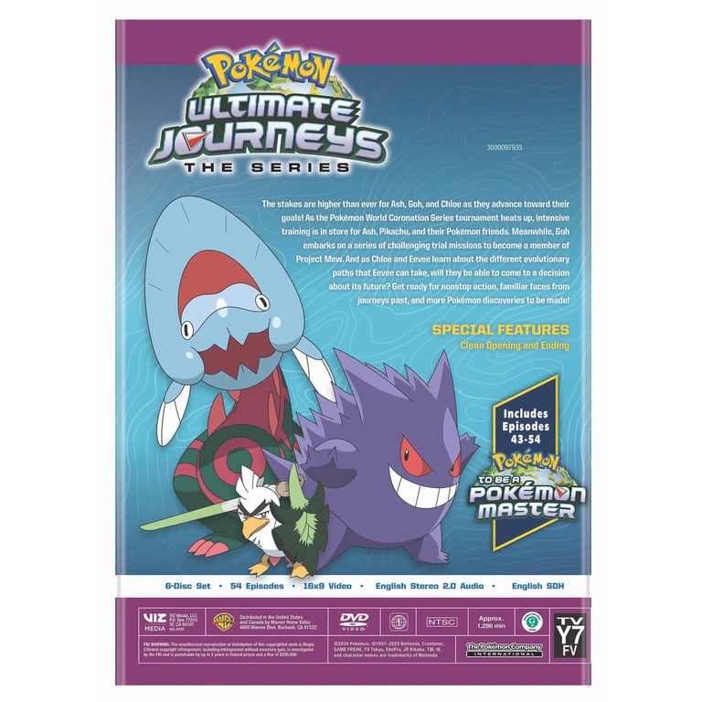VIZ Media, Pokemon The Series: Ultimate Journeys DVD, Complete