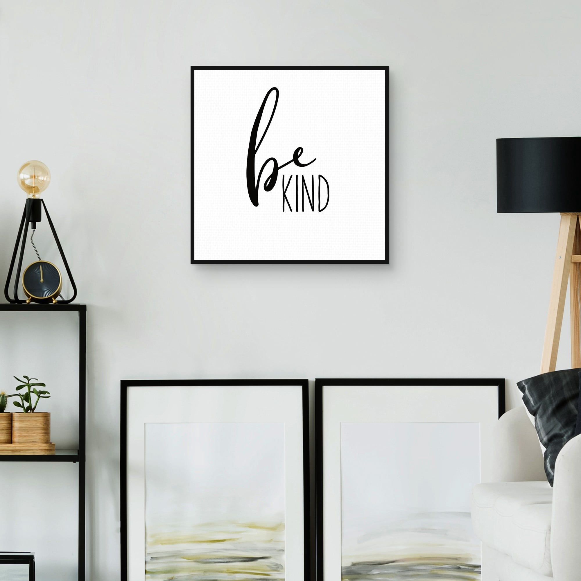 Be Kind by Wild Apple Portfolio Framed Canvas Art Print