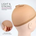 thumbnail image 5 of 12 Pack Wig Caps For Lace Front Wig, Stocking Wig Cap For Women, 5 of 5