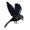 Black Crow 1pcs, variant on Black Feathered Crow Realistic Crows Handmade Artificial Birds for Halloween Prop Decor Spooky Party Home