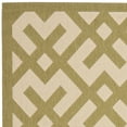 thumbnail image 3 of SAFAVIEH Courtyard Alvin Geometric Indoor/Outdoor Area Rug, 4' x 5'7", Beige/Green, 3 of 5