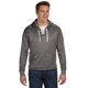 thumbnail image 1 of Sudadera con capucha de poliéster con encaje deportivo para adultos CHARCOAL HEATHER 2XL J América JA8833, 1 of 1