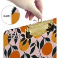 thumbnail image 3 of FMSHPON Orange Fruits Clipboard Hardboard Wood Nursing Clip Board and Pull for Standard A4 Letter 13x9 inches, 3 of 7
