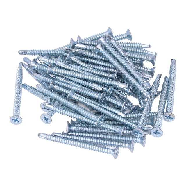 Herrajes de fijación, 50 piezas de tornillos autoperforantes, surtido de tornillos autoperforantes, kit de surtido de tornillos autoperforantes, estética elegante