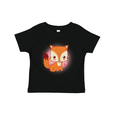 

Inktastic Fox Girl Cute Woodland Animal Gift Toddler Toddler Girl T-Shirt