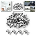 thumbnail image 2 of 50 Pcs Trailer Frame Wire Cable Clips Stainless Steel Solar Panel Clips Metal, 2 of 8