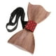 thumbnail image 2 of Pajarita de madera hecha a mano con correa , con forma de mariposa para hombre Yuyangstore Pajarita de madera, 2 of 8