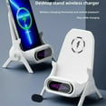 thumbnail image 3 of Soporte de carga inalámbrica de 15 W para iPhone/Samsung/Xiaomi con estación de carga rápida, 3 of 6