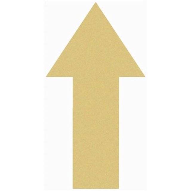 6" x 1/8" MDF Wooden Arrow Shape, Unfinished Wood Craft, 6" x 1/8" MDF