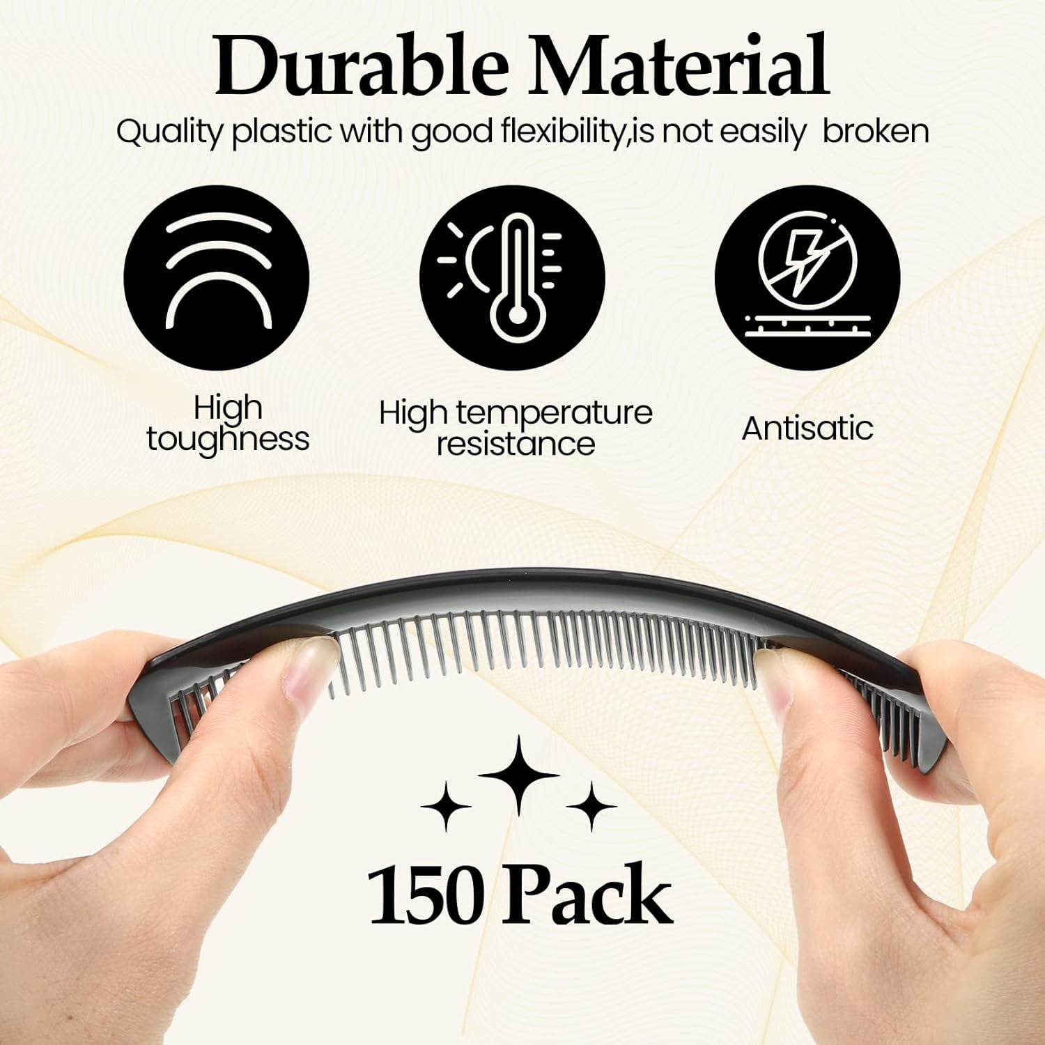 Dongfeng, 150 Pieces Hair Combs Set, 5 Inch Plastic Travel Fine