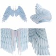 thumbnail image 2 of Non-Woven Fabric 3D Angel Wing Halloween Theme Party Cosplay Costume Accessories For Adults Men Women, 2 of 7