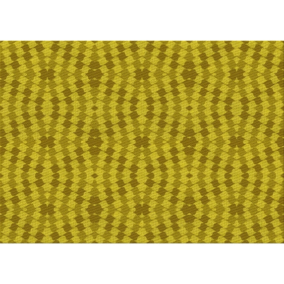 Ahgly Company Indoor Rectangle Patterned Dark Bisque Brown Area Rugs, 2' x 5'