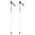 thumbnail image 3 of Almencla Ski Poles Aluminum Poles Ergonomic Handle Strong Lightweight Portable for Winter Sports Snowshoeing Skiing Outdoor Adventures White, 3 of 8
