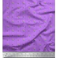 thumbnail image 1 of Soimoi Polyester Crepe Fabric Star & Owl Bird Fabric Prints by Yard 42 Inch Wide, 1 of 3