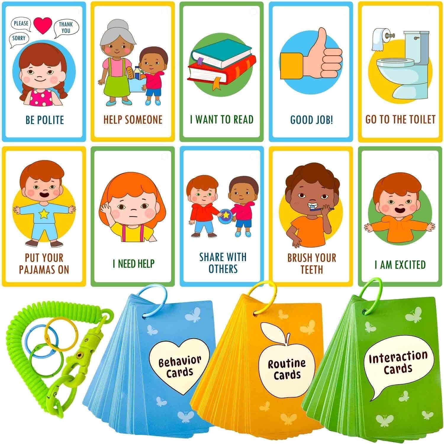 Quokka Autism Toy - Autism Learning Cards for Kids - Visual Flashcards with Learning Materials
