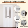 thumbnail image 5 of 30" X 80" Glass And Manufactured Wood French Door With Hardware Kit, 5 of 6
