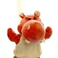 thumbnail image 5 of 12 Inch Animal Hand Puppets/Zoo, Safari, Farm, Wildlife/Movable Open Mouth/Plush Pretend Toys-Pink Pig, 5 of 18