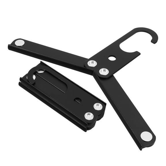 3 Pcs Travel Hanger Metal Portable Clothing Hangers Foldable Clothes Racks Pants Space Saving