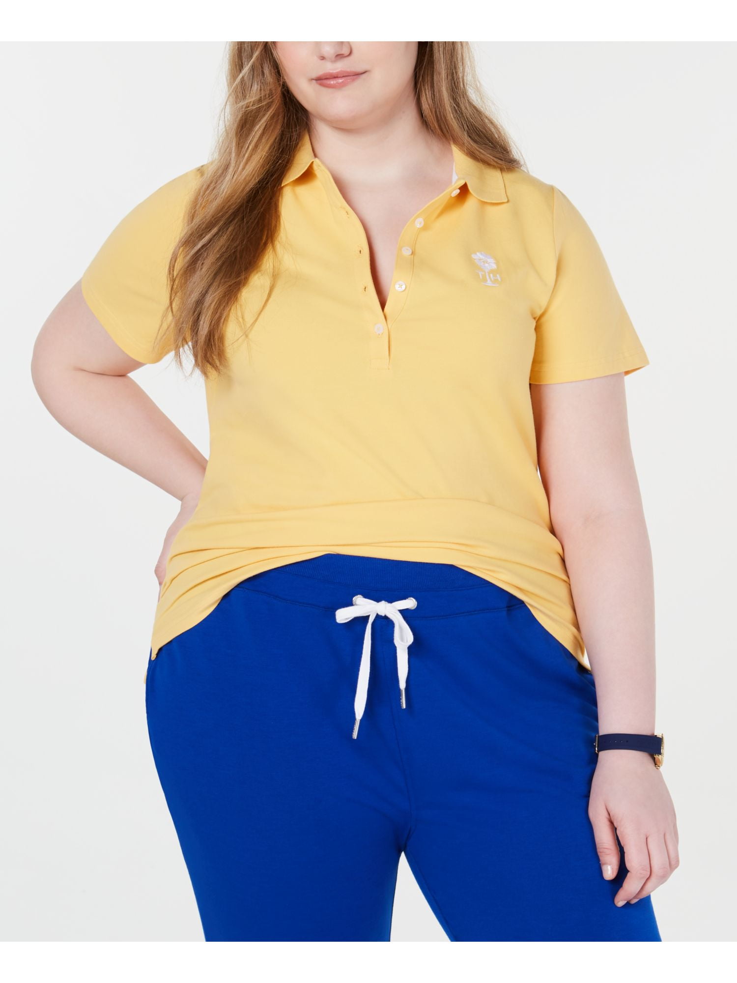 tommy hilfiger women's yellow top