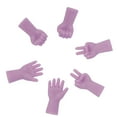thumbnail image 3 of 6pcs Knitting Needles Point Protectors For DIY Weave Knitting Sewing Mix Shaped Needle Tip Stopper, 3 of 8
