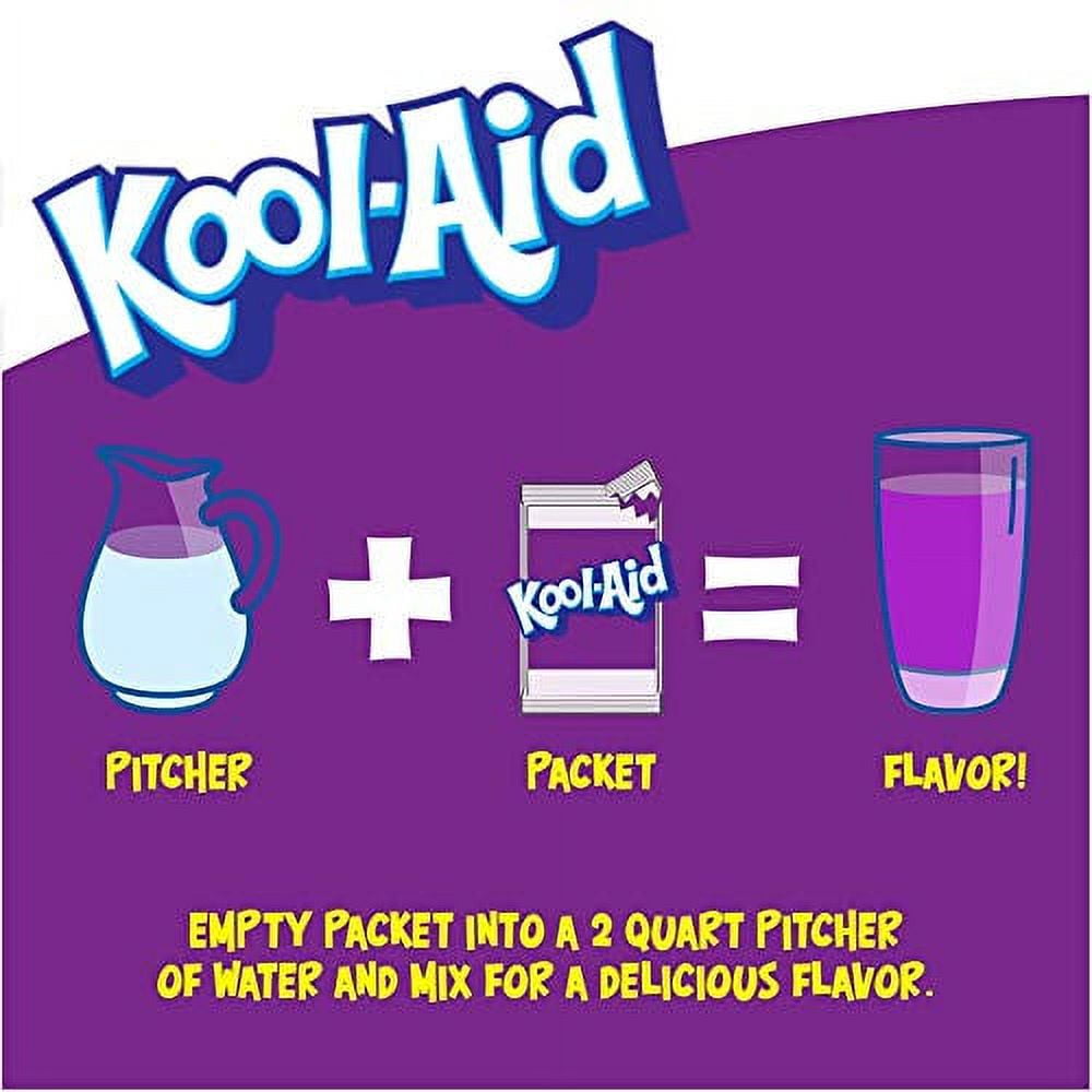 Grape Unsweetened Soft Drink Mix, 0.14 Ounce (Pack of 50)