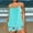 01 Bleu Ciel, variante sur Weiqiqre Hauts de Bikini pour Femmes Deux Pièces Maillots de Bain Contrôle du Ventre avec Shorty Maillot de Bain
