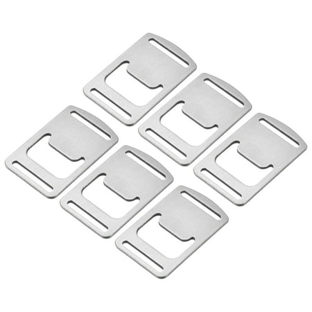 

6pcs Stainless Steel Credit Card Beer Bottle Opener Cap 2 Long for Pocket Wallet Party Wedding Favor Silver