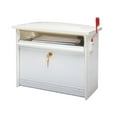 thumbnail image 5 of Gibraltar Mailboxes Mailsafe Medium Heavy Duty Locking Wall Mount Mailbox, White, 5 of 5