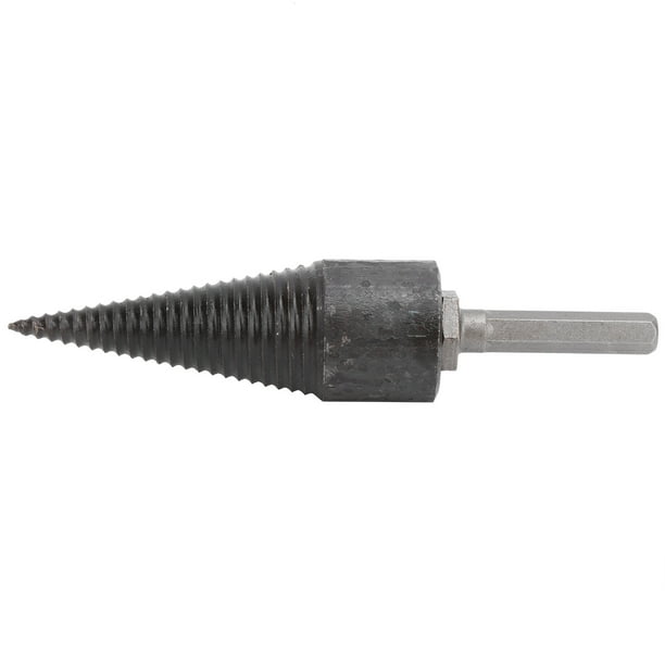 Wood Splitter Drill Bits,Firewood Drill Bits Balack Hex Shank Firewood