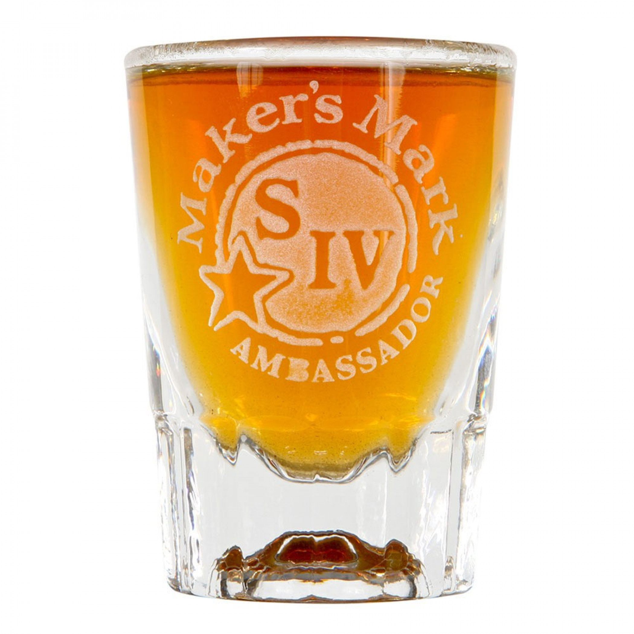 Makers Mark Etched Ambassador Shot Glass