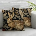 thumbnail image 3 of Nawypu  Vintage Chinoiserie Flower Bunny Easter Throw Pillow Covers Forest Rabbit Floral Art Farmhouse Cushion Cover White Japanese Asian Style Toss Pillows for Living Room, 3 of 5