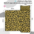 thumbnail image 5 of Yellow Leopard Pattern Toddler Nap Mats for Kids Preschool,Sleeping Mat Bag or Kids,Toddler Sleeping Bag,Toddler Nap Mat or Daycare, 5 of 6