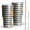 Paw Print Sonstripes, variant on 30oz Paw Print Sonstripes Tumblers Stainless Steel Tumbler with Lid and Straw,Vacuum Insulated Double Wall Travel Tumbler Cups Mug with Cleaning Brush for Coffee,Tea