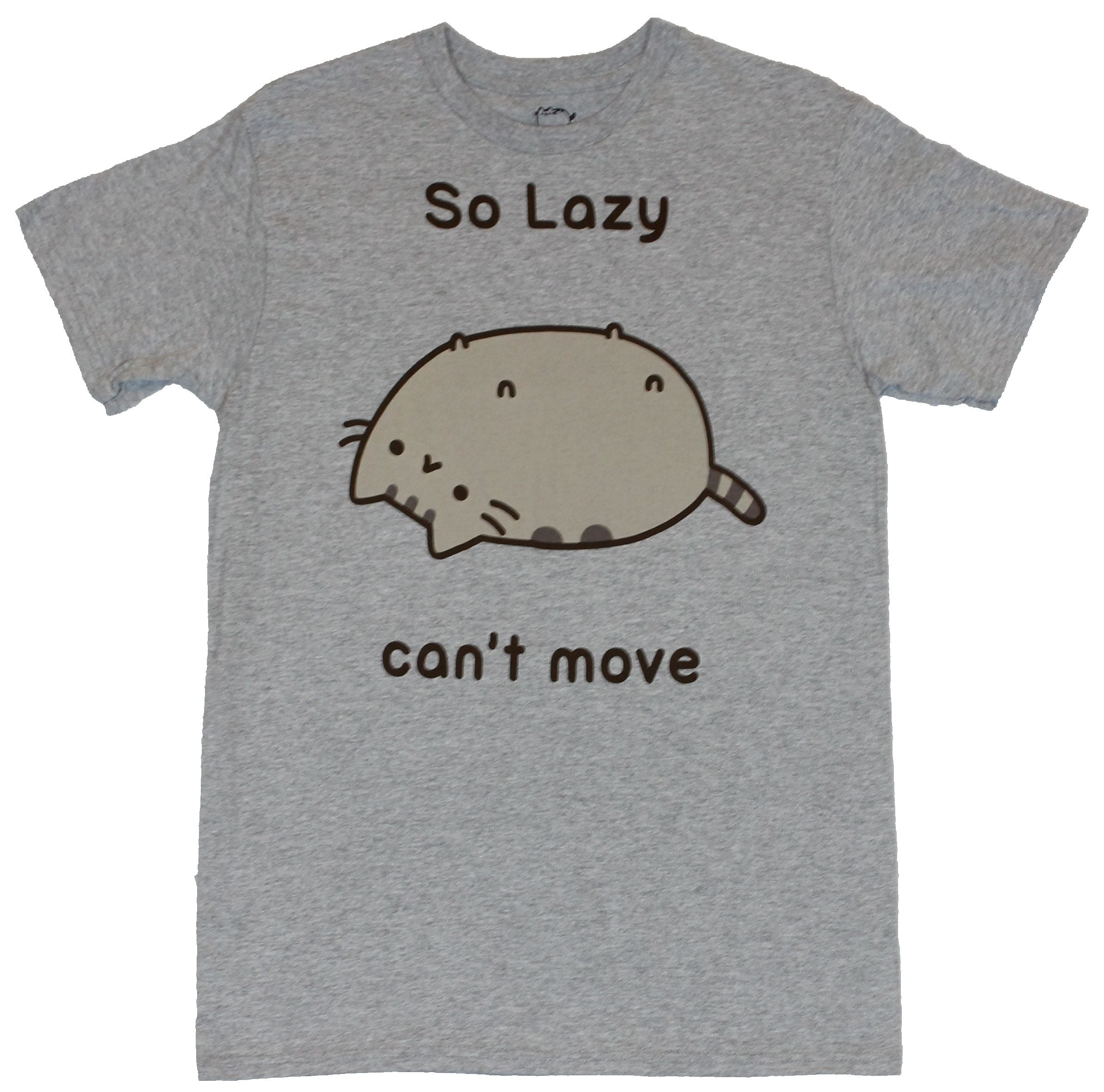 Pusheen Pusheen Mens T Shirt So Lazy Can T Move Pusheen On His Back Walmart Com Walmart Com Pusheen Pusheen Mens T Shirt So Lazy Can T Move Pusheen On His Back Walmart Com Walmart Com