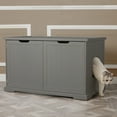 thumbnail image 3 of Merry PTH1031722510 Pet Cat Washroom Bench with Removable Partition Wall, Gray, 3 of 8