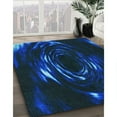 thumbnail image 2 of Ahgly Company Indoor Rectangle Patterned Blue Eyes Blue Area Rugs, 8' x 10', 2 of 6